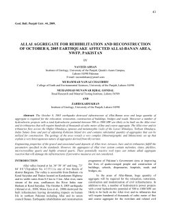 Petrographic and Geotechnical Study of Allai River Bed Aggregate