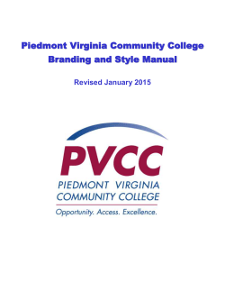 tagline usage - Piedmont Virginia Community College