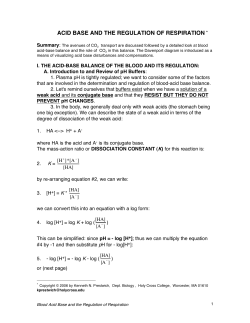 Acid-base background