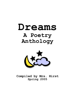 Dreams Poetry Anthology