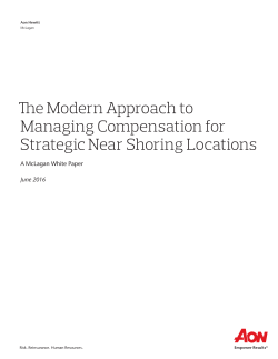 Thought Leadership-Managing Comp for Strategic - McLagan