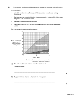 B1 Drugs and Adaptations Revision