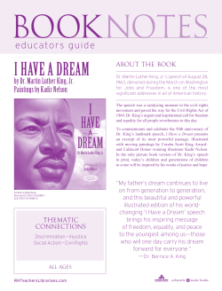 I Have a Dream - Random House Kids