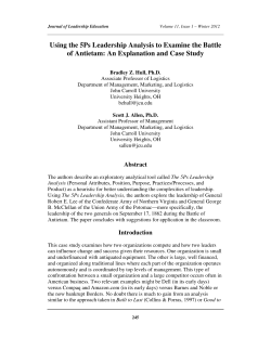 - Journal of Leadership Education