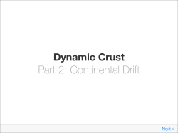 Continental Drift STUDENT