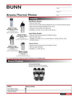 Airpots/Thermal Pitcher