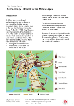 Archaeology – Bristol in the Middle Ages