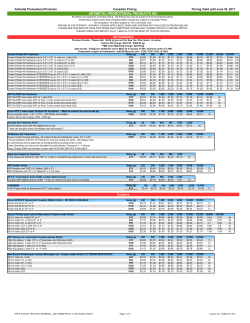 CDN Pricing  - Artmetal Promotional Products