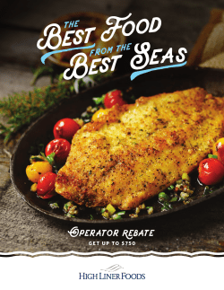 Operator rebate - High Liner Foods