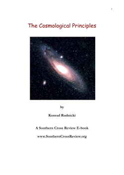The Cosmological Principles - Building on Goethean Science