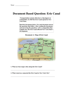 Erie Canal DBQ