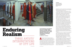 three artists` interpretations of city life