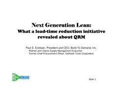Next Generation Lean
