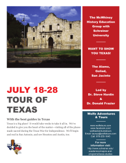 july 18-28 tour of texas