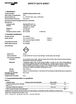 Sodium Hypochlorite_SDS