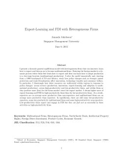 Export-Learning and FDI with Heterogeneous Firms