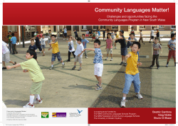 Community Languages Matter!