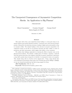The Unexpected Consequences of Asymmetric Competition Shocks