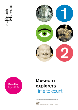 Museum explorers Time to count