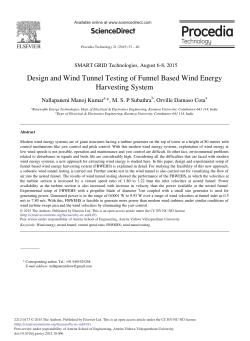 Design and Wind Tunnel Testing of Funnel Based Wind Energy