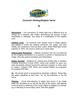 Common Printing/Graphic Terms