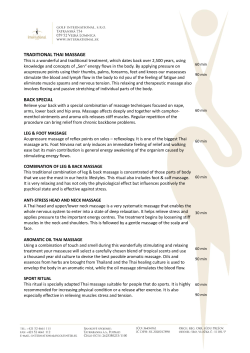 thai massages