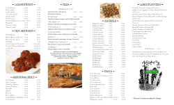 Catering / To Go Trays - Mulberry Street Restaurant