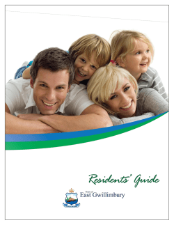 Residents` Guide - East Gwillimbury