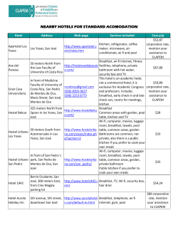 nearby hotels for standard acomodation