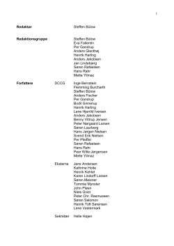 Retningslinier, seneste revision oktober 2010