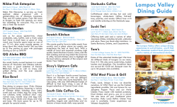 Lompoc Valley Dining Guide