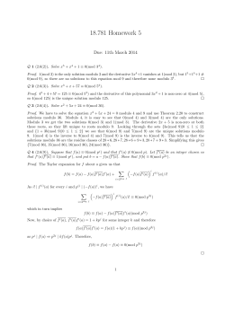 Pset 5