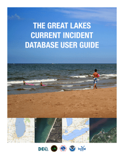 the great lakes current incident database user guide