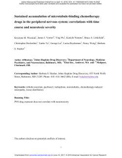 Sustained accumulation of microtubule-binding