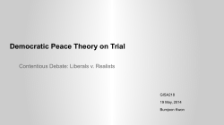 Democratic Peace Theory on Trial