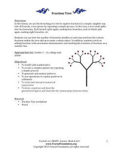 Fraction Tree - Fractal Foundation