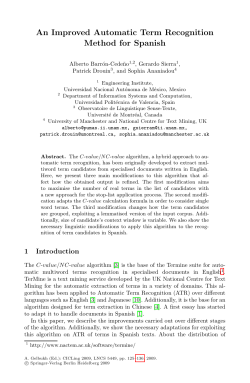 An Improved Automatic Term Recognition Method for Spanish