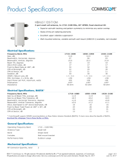 Product Specifications