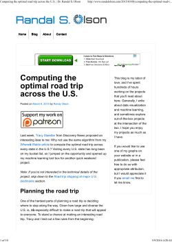 Computing the optimal road trip across the US | Dr. Randal S