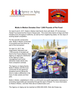 Mutts in Motion Donates Over 1,000 Pounds of Pet Food