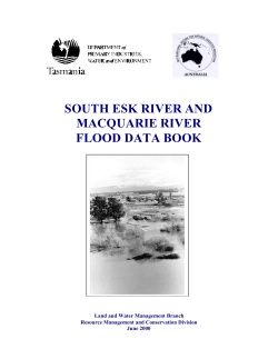 south esk river and macquarie river flood data book