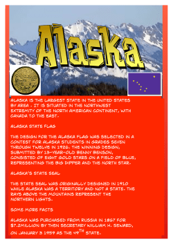 Alaska is the largest state in the United States by area . It is situated
