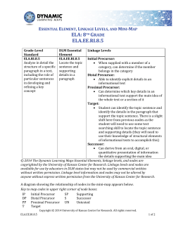 ELA.EE.RI.8.5 - Dynamic Learning Maps