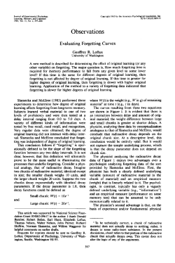 LoftusForgettingCurv.. - University of Washington