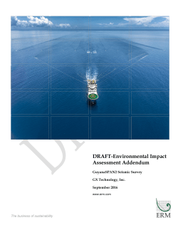 DRAFT-Environmental Impact Assessment Addendum