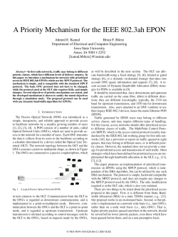 ON14-3: A Priority Mechanism for the IEEE 802.3