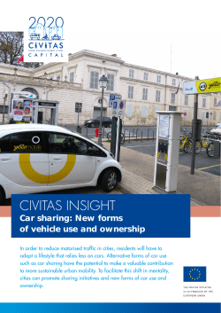 CIVITAS Insight 05: Car sharing