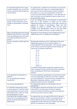 If I had already passed a Part I course but got a low grade, can I re