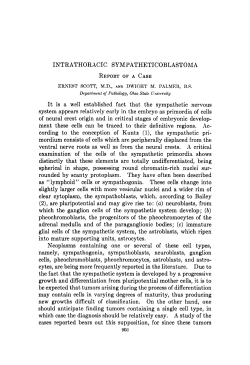 INTRATHORACIC SYMPATHETICOBLASTOMA