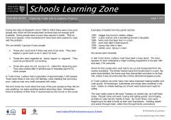 Teacher Notes - Rich and Poor Tudors